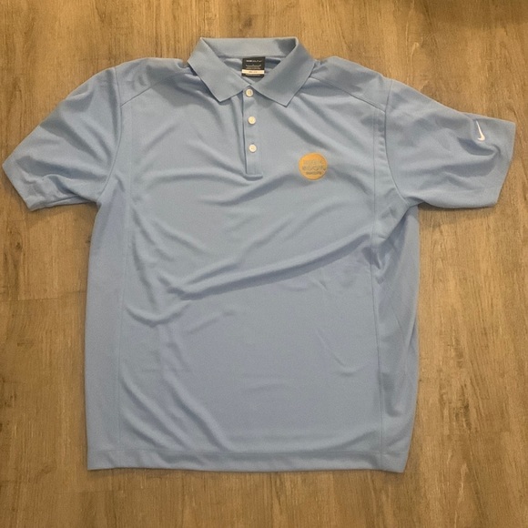 Nike Other - Nike Golf Dri-FIT High Noon Branded Polo